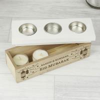 Personalised Eid Triple Tea Light Box Extra Image 2 Preview